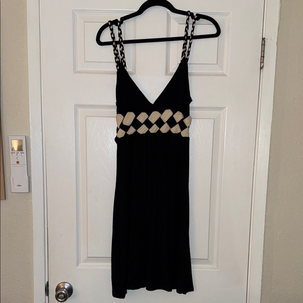Black & Cream Dress - Audrey 3+1